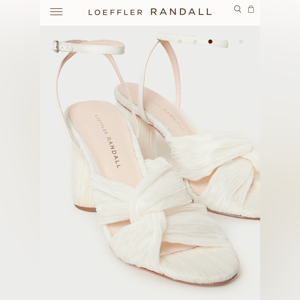 Reed Pearl Pleated Twist Heel